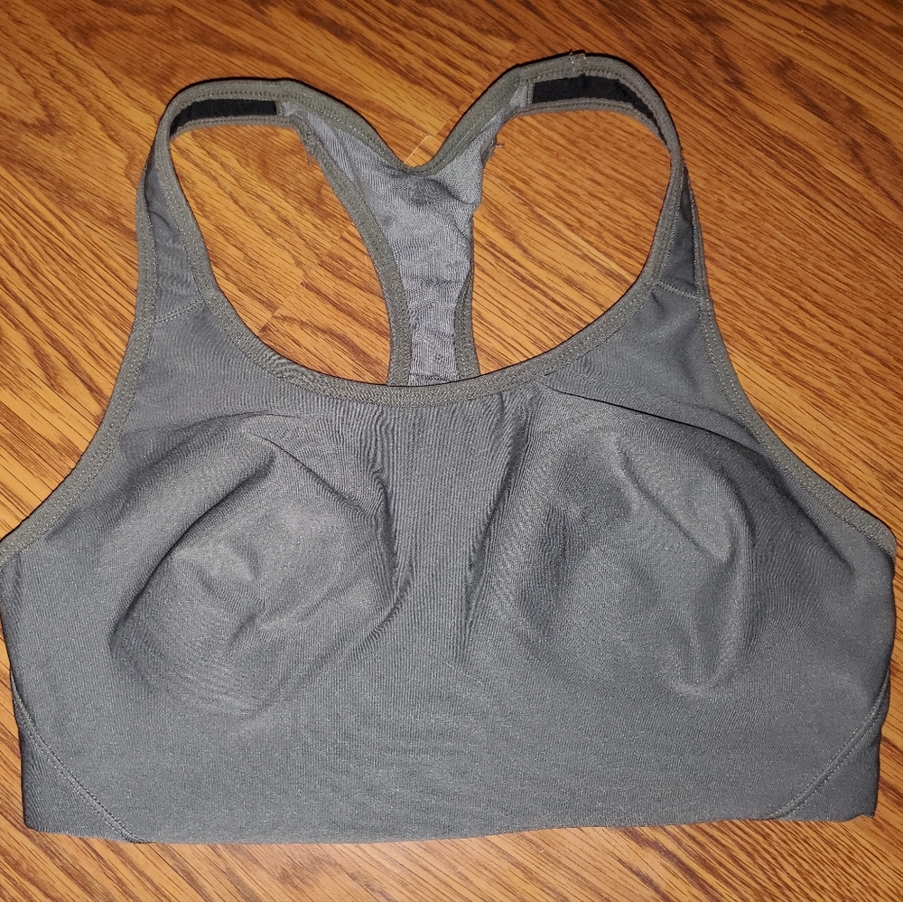 Avia Charcoal Racerback Sports Bra